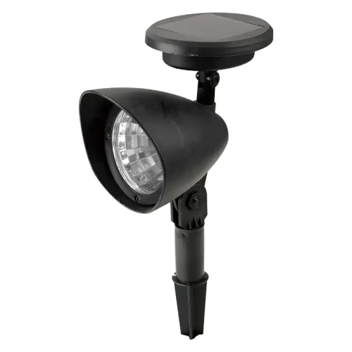 Lampa solarna czarna z tworzywa