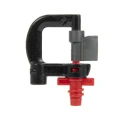 Mini-zraszacz modularny czerwony odwrócony 360° spray