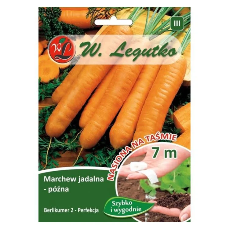 Marchew jadalna Berlikumer 2 - na taśmie 7m