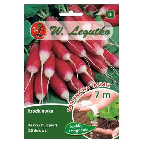 Rzodkiewka de dix-huit jours - na taśmie 7m