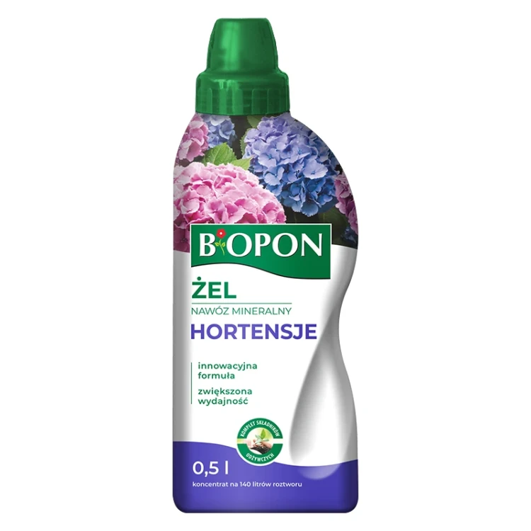 Żel nawóz mineralny do hortensji 0,5 l