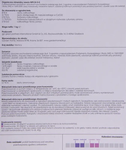 Nawóz z guano do roślin kwaśnolubnych