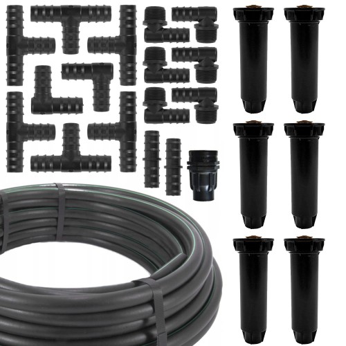Zestaw do nawadniania 70 m2 - system zraszaczy ogrodowych