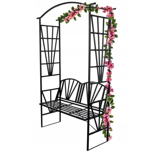 Pergola ogrodowa z ławką 206 cm