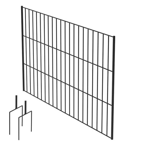 Twórz malownicze krajobrazy w swoim ogrodzie dzięki metalowemu parawanowi 'Ariel'.