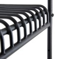 Modułowa ławka ogrodowa z oparciem 120 cm