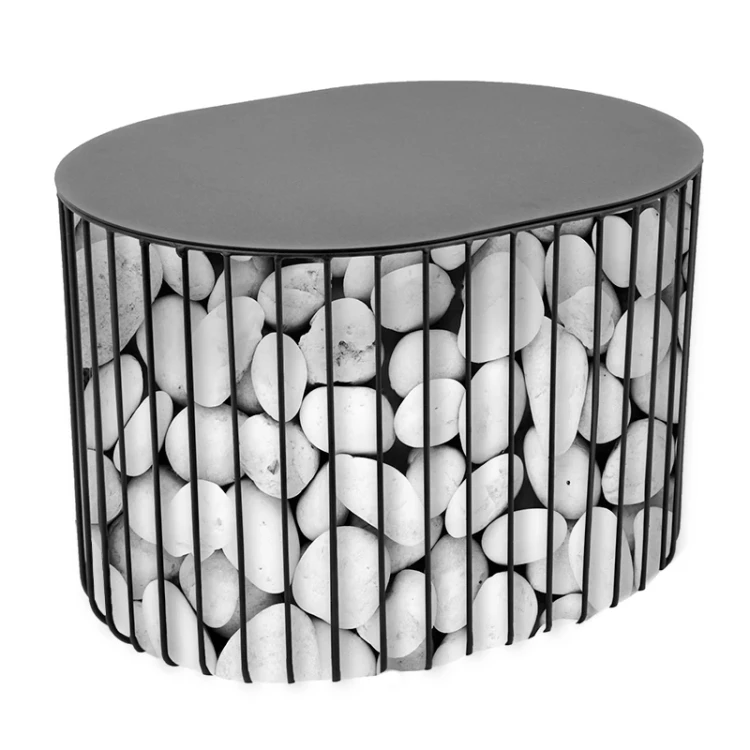 Stylowy stolik kawowy o blacie 58 × 45 cm - doskonały dodatek do Twojego ogrodu!