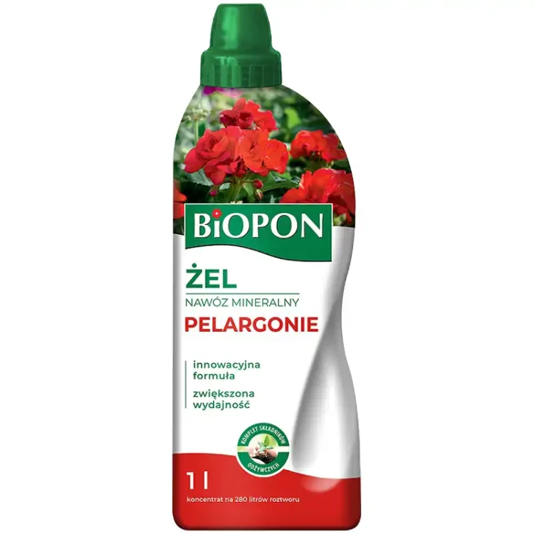 Żel nawóz mineralny do pelargoni 1l