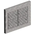 Metalowy trejaż na pnącza - Idealna podpora o wymiarach 120x100cm dla zdrowego wzrostu roślin
