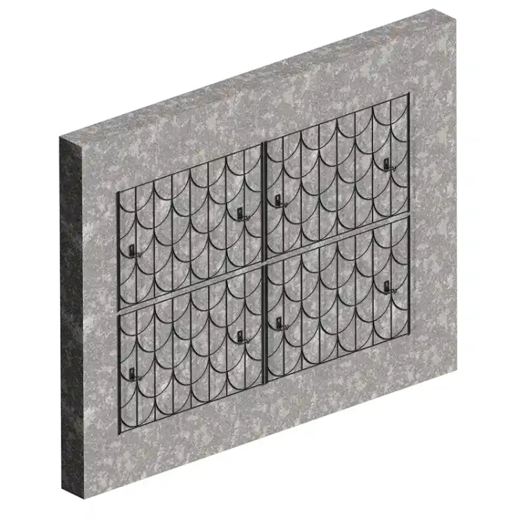 Metalowy trejaż na pnącza - Idealna podpora o wymiarach 120x100cm dla zdrowego wzrostu roślin