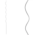 Spiralna  tyczka ocynkowana ø6 - 160 cm