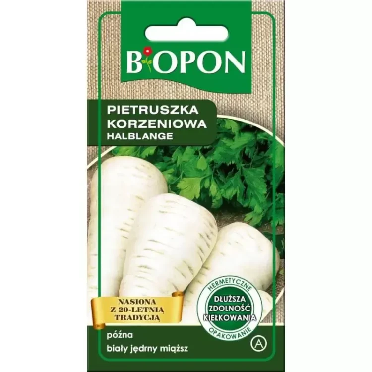 Pietruszka późna korzeniowa Halblange - nasiona