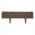 Palisada ogrodowa Wood 58 cm ciemnobrązowa