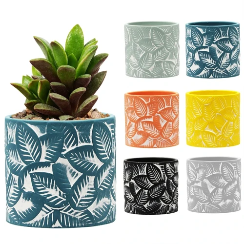 Ceramiczna doniczka dekoracyjna ⌀11 x 10 cm