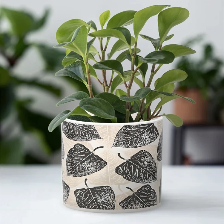 Ceramiczna doniczka dekoracyjna ⌀15 x 13 cm