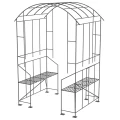 Metalowa pergola z ławką 157x121x233 cm