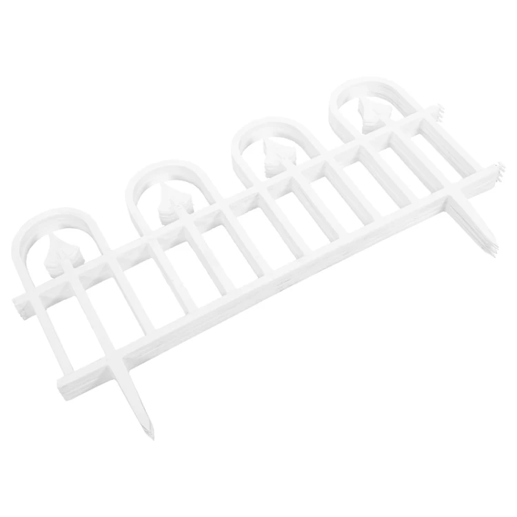 Płotek ogrodowy Gotycki - wysokość 23,5 cm - biały
