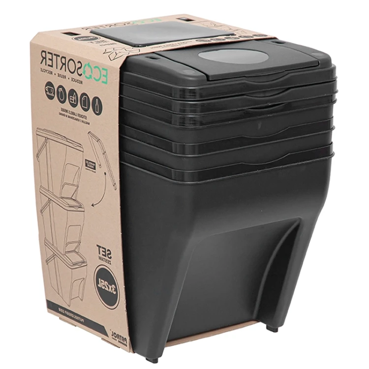 ECOsorter 25L zestaw 3 pojemników