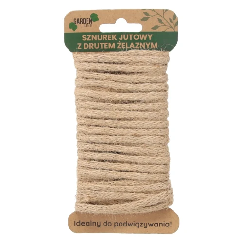 Sznurek do podwiązywania roślin z drutem - 2,5mm x 5m