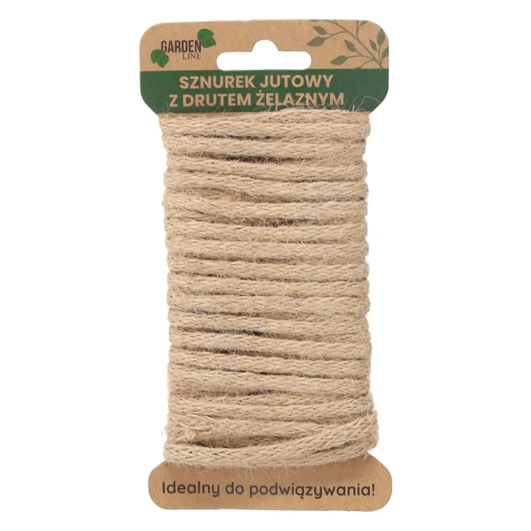Sznurek do podwiązywania roślin z drutem - 2,5mm x 5m