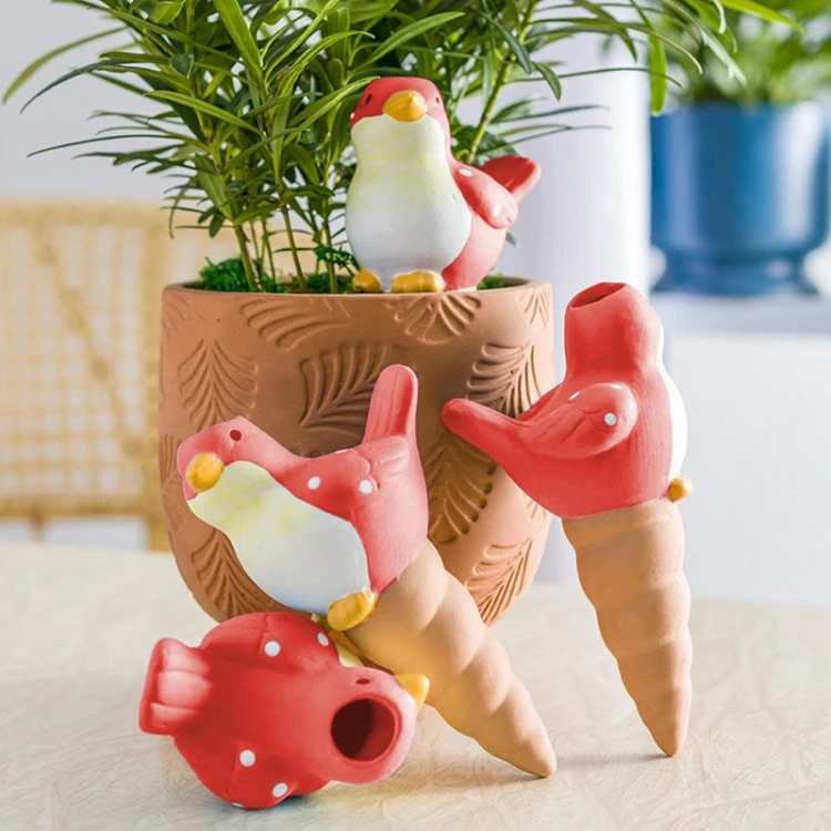 Ceramiczny nawilżacz do roślin - Ptaszek