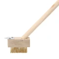 Drewniana szczotka do bruku 120 cm