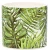 Ceramiczna osłonka 12,5x12,5x11,5 cm kwiaty tropikalne
