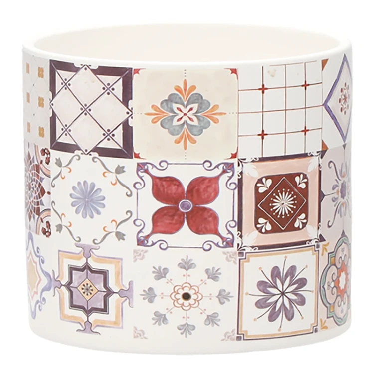 Ceramiczna osłonka 15x15x13,2 cm w różne wzory