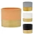 Ceramiczna osłonka z złotym pasem 15x15x13,2 cm