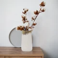 Wazon ceramiczny złoto-biały