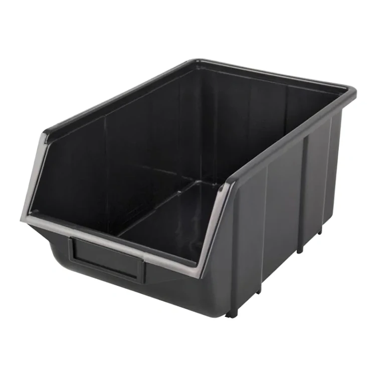 Czarny pojemnik ECOBOX na akcesoria warsztatowe