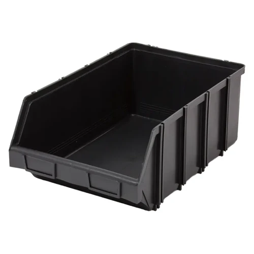 Czarny pojemnik MODUŁBOX na akcesoria warsztatowe