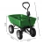 Wymiary zielonego wózka ogrodowego - 75l 300KG