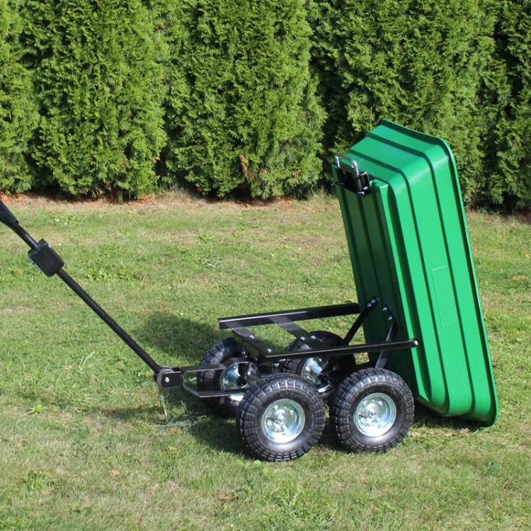 Dwufunkcyjny wózek ogrodowy - 75l 300KG