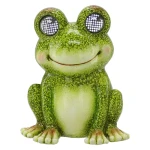 Żaba - Solarna figurka ogrodowa LED 