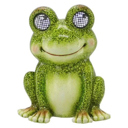 Żaba - Solarna figurka ogrodowa LED