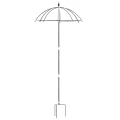Parasolka ogrodowa 190 cm