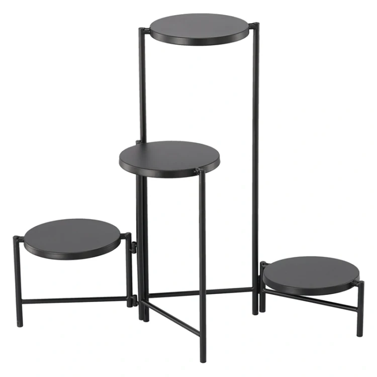 Kwietnik metalowy 4-poziomowy 60x43x60 cm