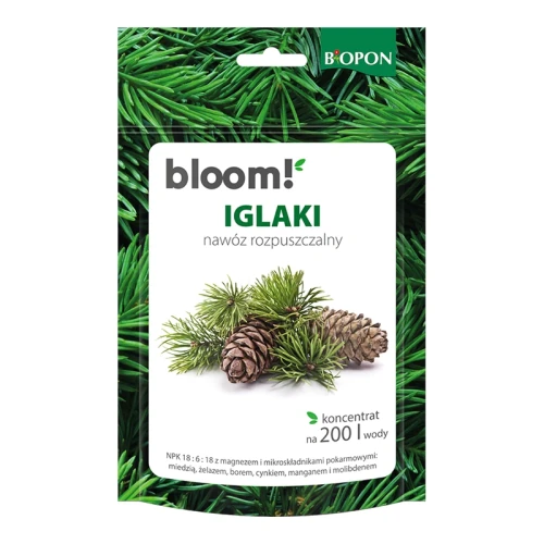 Nawóz rozpuszczalny BLOOM do IGLAKÓW 200g