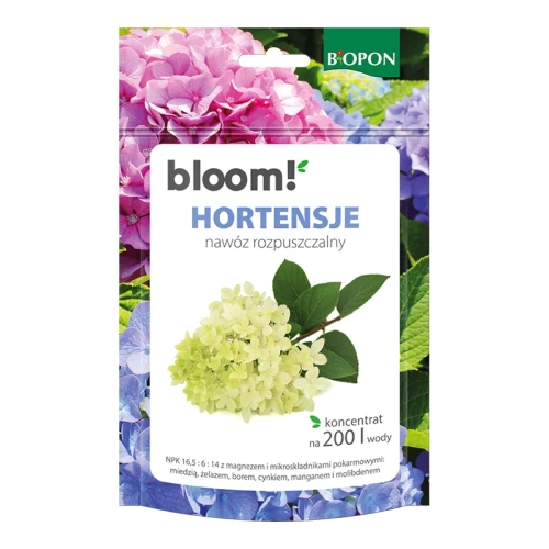 Nawóz rozpuszczalny BLOOM do hortensji 200g