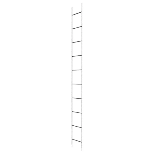 Metalowa drabinka składana 5 elementowa - 250 cm