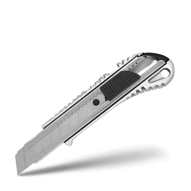 Aluminiowy nóż tapicerski z łamanym ostrzem - 18 mm
