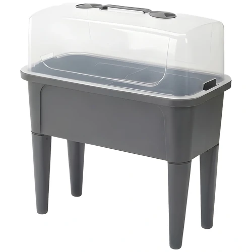 Szklarnia balkonowa z przykrywką - 76x38x83 cm