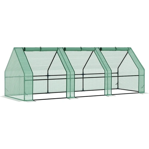 Szklarnia tunel ogrodowy 295x95x95 cm 01