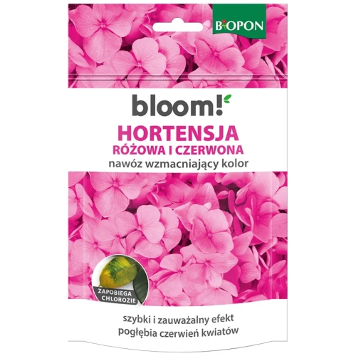 Nawóz rozpuszczalny BLOOM do hortensji różowej i czerwonej - 200 g