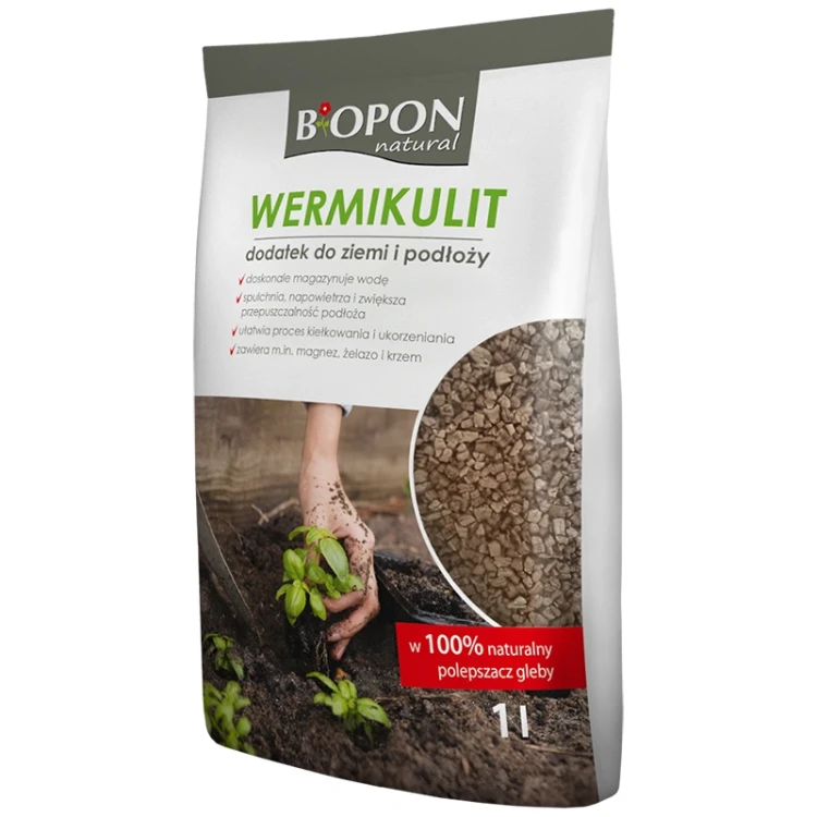 Wermikulit - dodatek do ziemi i podłoży - 1 l
