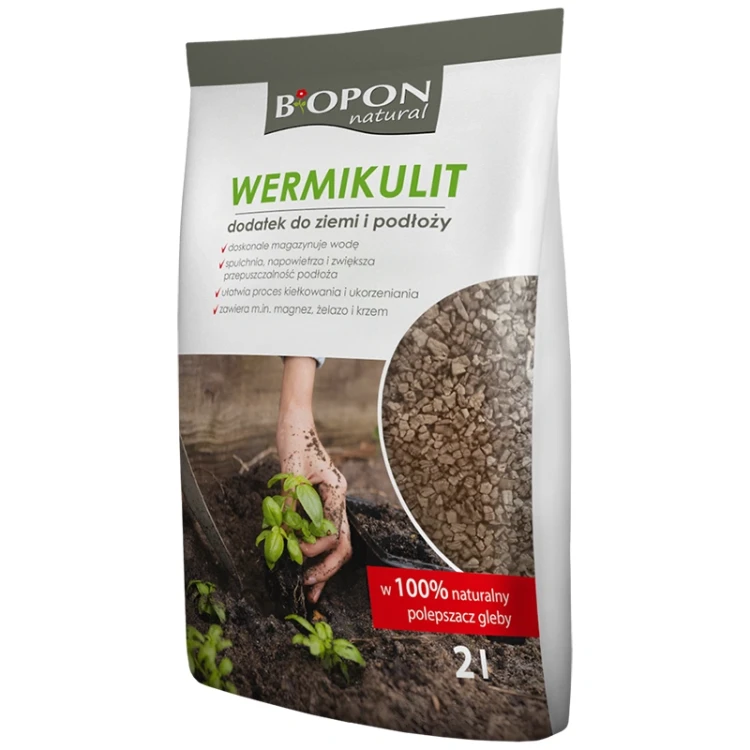 Wermikulit - dodatek do ziemi i podłoży - 2 l