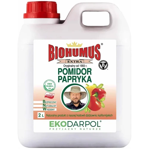 BIOHUMUS EXTRA w płynie do pomidorów i papryki - 2 L