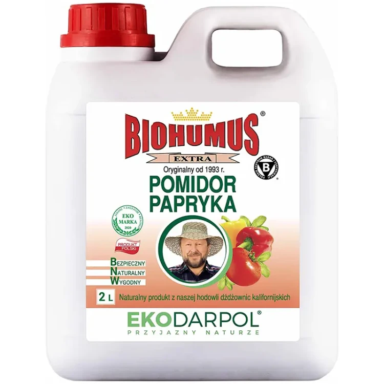 BIOHUMUS EXTRA w płynie do pomidorów i papryki - 2 L
