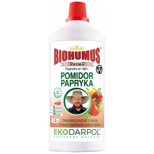 BIOHUMUS EXTRA w płynie do pomidorów i papryki 1,2 L